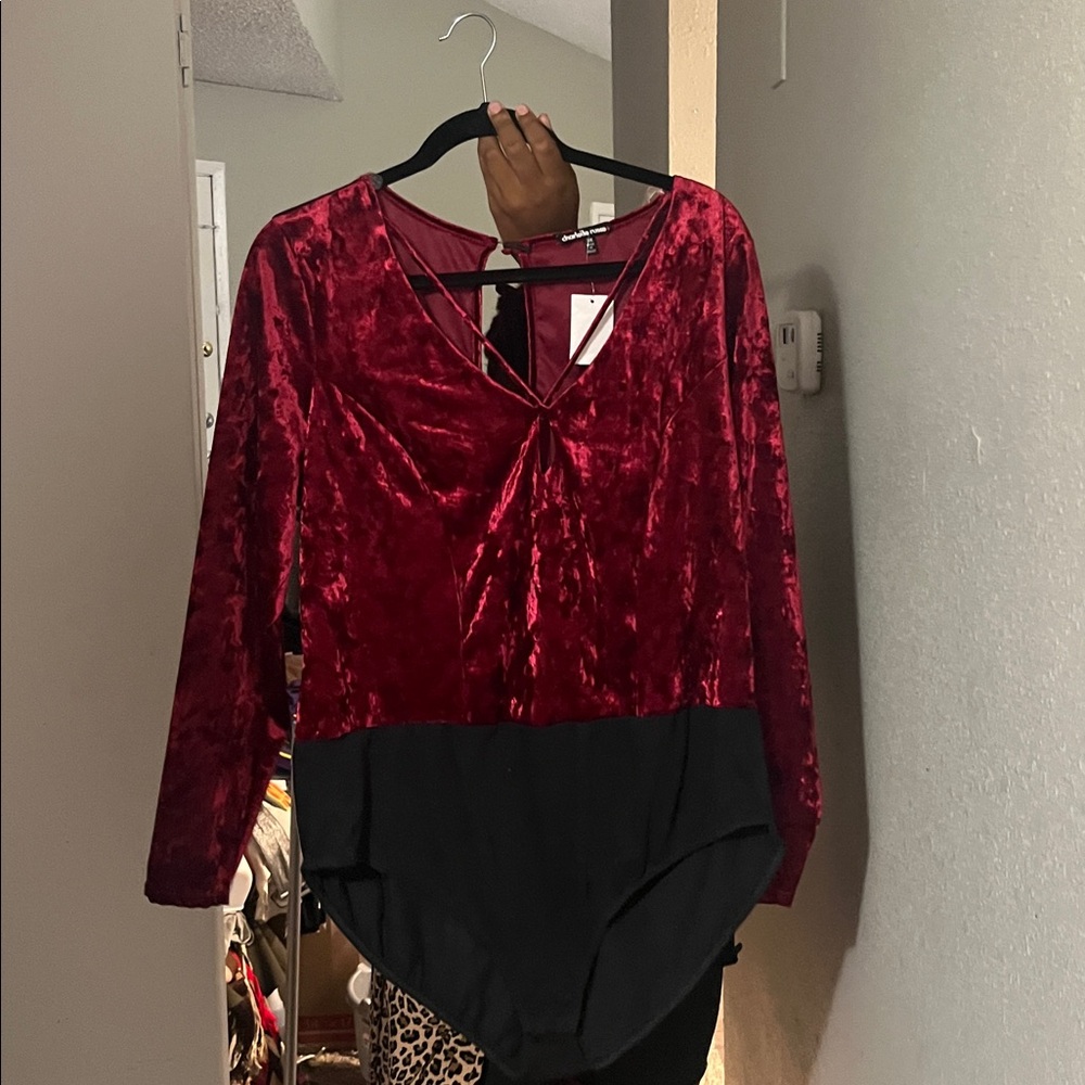 Women’s Velvet Bodysuit